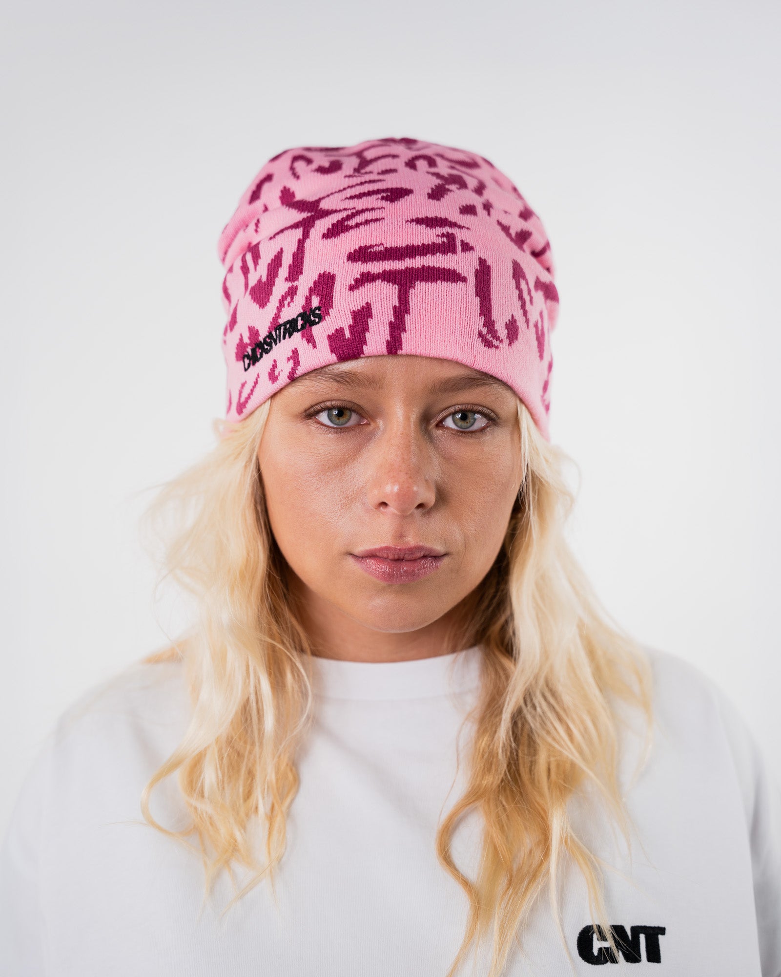 SHRED HEAD BEANIE | PINK
