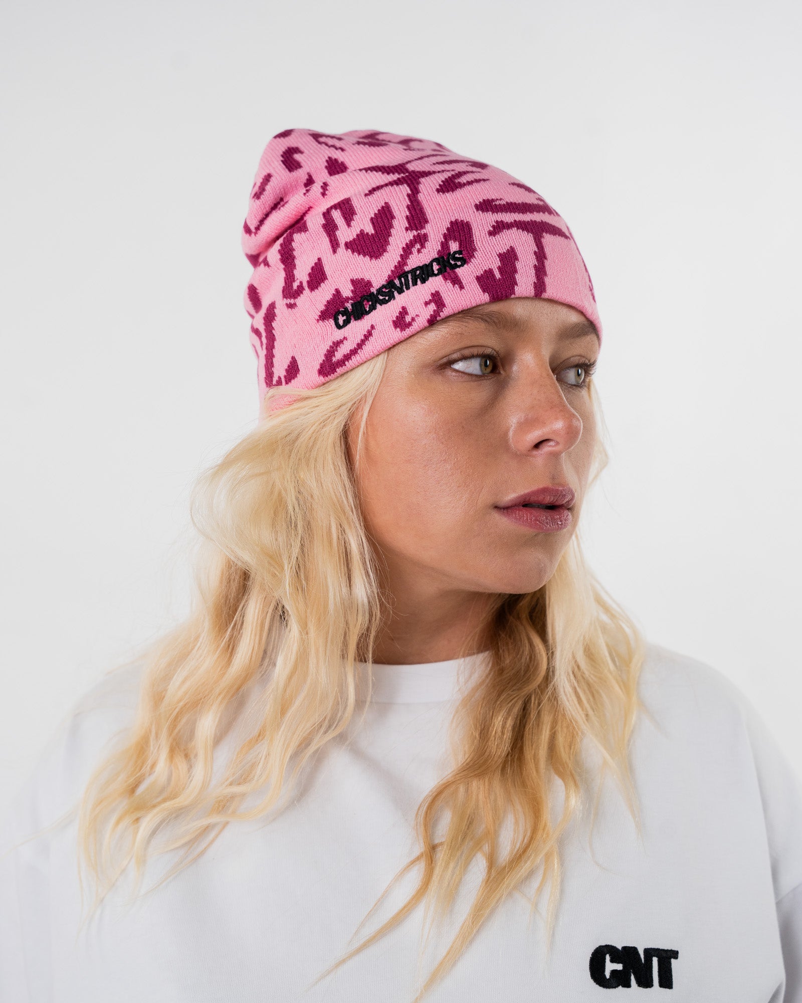 SHRED HEAD BEANIE | PINK