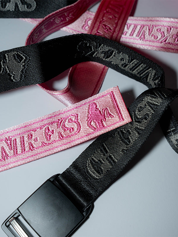 magnetic belt pink and black